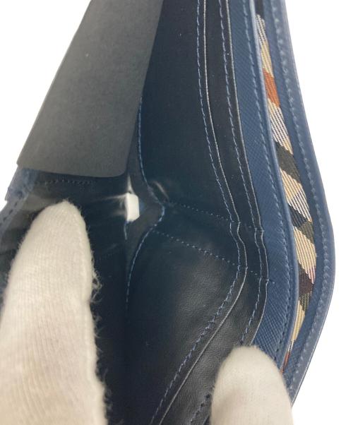 DAKS（ダックス）DAKS (ダックス) 2つ折り財布 ネイビー 未使用品の古着・服飾アイテム