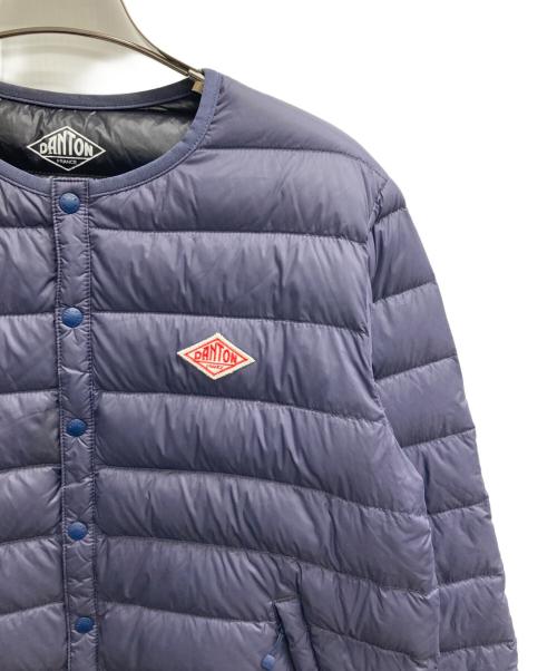 DANTON（ダントン）DANTON (ダントン) クルーネクインナーダウンジャケット ネイビー サイズ:36の古着・服飾アイテム