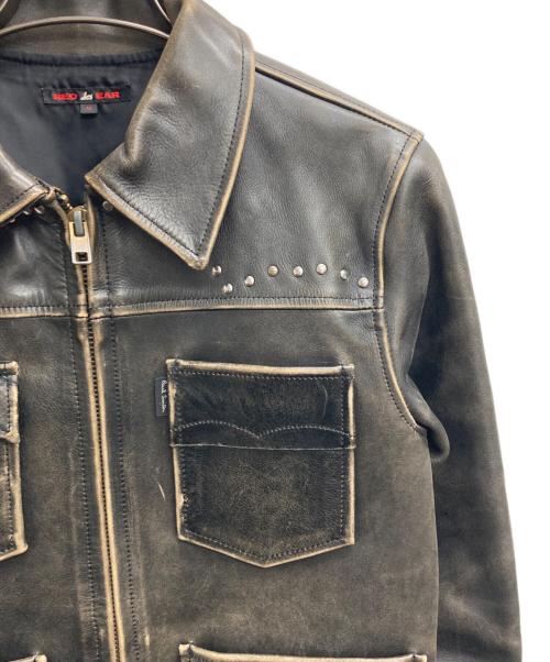 RED EAR（レッドイアー）RED EAR (レッドイアー) PAUL SMITH (ポールスミス) スタッズレザージャケット ブラック サイズ:Mの古着・服飾アイテム