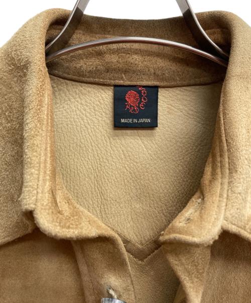 RED MOON（レッドムーン）RED MOON (レッドムーン) ディアスキン ウエスタンシャツ ブラウン サイズ:表記なしの古着・服飾アイテム