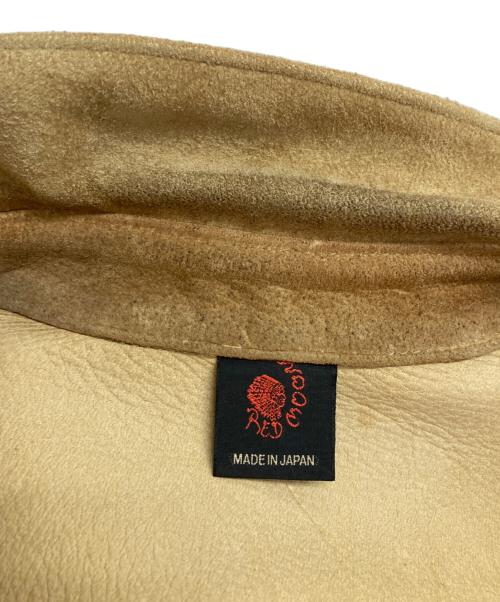 RED MOON（レッドムーン）RED MOON (レッドムーン) ディアスキン ウエスタンシャツ ブラウン サイズ:表記なしの古着・服飾アイテム