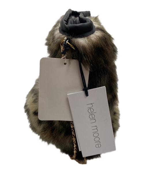 HELEN MOORE（ヘレンムーア）helen moore (ヘレンムーア) HUMAN WOMAN (ヒューマンウーマン) ファーバッグ ブラウン 未使用品の古着・服飾アイテム