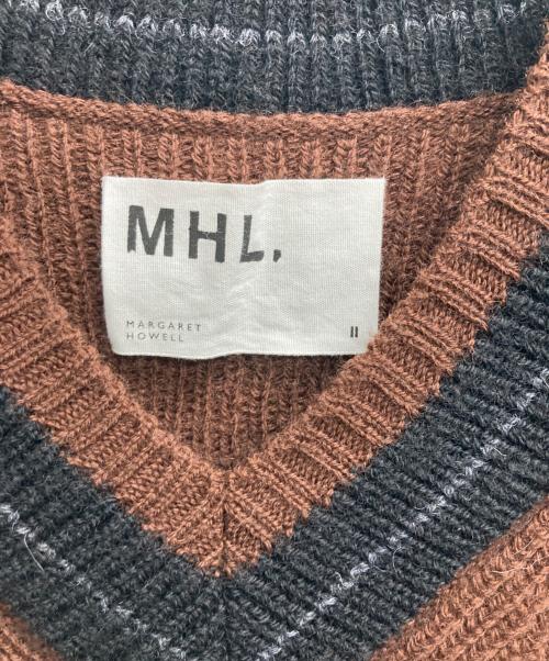 MHL（エムエイチエル）MHL (エムエイチエル) VIRGIN WOOLセーター ブラウン サイズ:2の古着・服飾アイテム