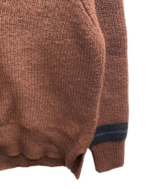 MHL（エムエイチエル）MHL (エムエイチエル) VIRGIN WOOLセーター ブラウン サイズ:2の古着・服飾アイテム