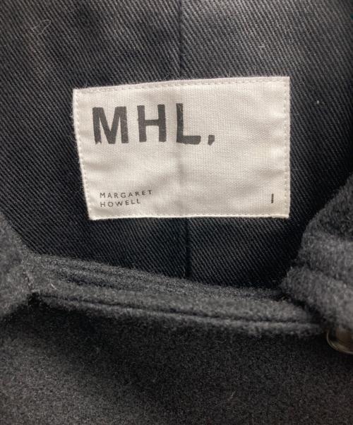 MHL（エムエイチエル）MHL (エムエイチエル) COARSE WOOL MELTON Pコート ブラック サイズ:１の古着・服飾アイテム