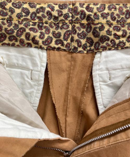 COMME des GARCONS HOMME（コムデギャルソン オム）COMME des GARCONS HOMME (コムデギャルソン オム) コットンテーパードパンツ ブラウン サイズ:Sの古着・服飾アイテム