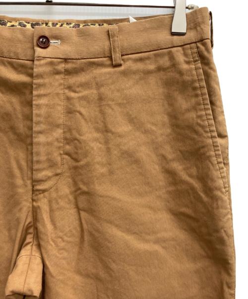 COMME des GARCONS HOMME（コムデギャルソン オム）COMME des GARCONS HOMME (コムデギャルソン オム) コットンテーパードパンツ ブラウン サイズ:Sの古着・服飾アイテム