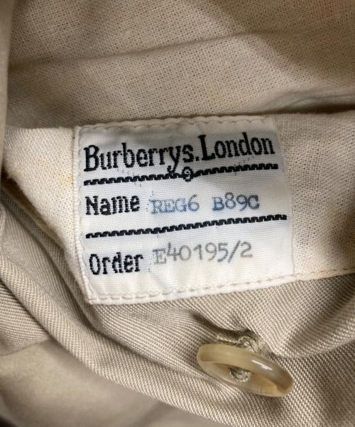 Burberry's（バーバリー）Burberry's (バーバリーズ) ステンカラーコート ベージュ サイズ:記載なしの古着・服飾アイテム