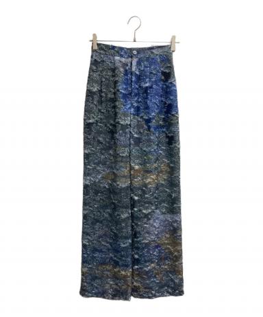 中古・古着通販】AMERI (アメリ) MEDI RACHEL FLUFFY ART PANTS ブルー