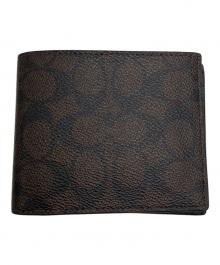 COACH（コーチ）の古着「2つ折り財布」｜ブラウン