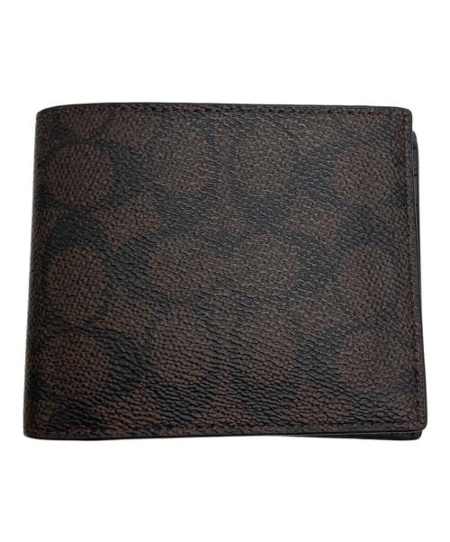 COACH（コーチ）COACH (コーチ) 2つ折り財布 ブラウンの古着・服飾アイテム