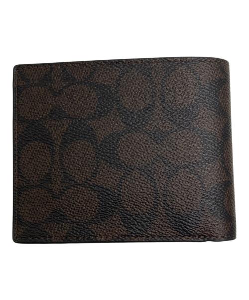 COACH（コーチ）COACH (コーチ) 2つ折り財布 ブラウンの古着・服飾アイテム
