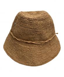 HELEN KAMINSKI（ヘレンカミンスキー）の古着「ラフィハット」｜ベージュ