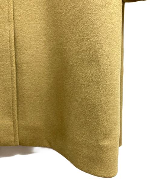 BEAUTY&YOUTH UNITED ARROWS（ビューティーアンドユースユナイテッドアローズ）BEAUTY&YOUTH UNITED ARROWS (ビューティーアンドユースユナイテッドアローズ) メルトンビーバーノーカラーフレアコートウールコート カーキ サイズ:Sの古着・服飾アイテム