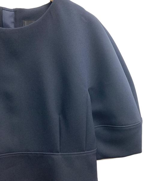 NOLLEY'S（ノーリーズ）NOLLEY'S (ノーリーズ) ウォッシャブルフィット&フレアワンピース ネイビー サイズ:38 未使用品の古着・服飾アイテム