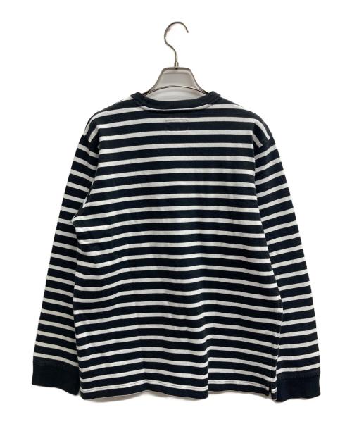 SUPREME（シュプリーム）Supreme (シュプリーム) ボーダーカットソー ブラック サイズ:Lの古着・服飾アイテム