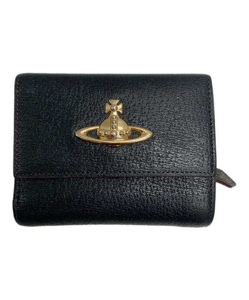 Vivienne Westwood（ヴィヴィアンウエストウッド）Vivienne Westwood (ヴィヴィアンウエストウッド) EXECUTIVE 財布3つ折り財布 ブラックの古着・服飾アイテム