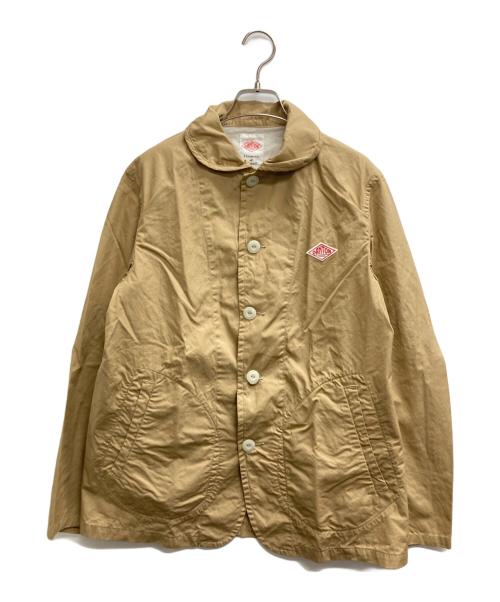 DANTON（ダントン）DANTON (ダントン) ラウンドカラー シングルジャケット ベージュ サイズ:38の古着・服飾アイテム