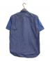COMME des GARCONS HOMME (コムデギャルソン オム) クレイジーパターン ストライプ コットン シャツ スカイブルー サイズ:S：9000円