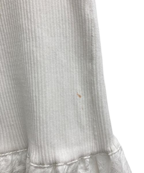 UNITED ARROWS TOKYO（ユナイテッドアローズトウキョウ）UNITED ARROWS TOKYO (ユナイテッドアローズトウキョウ) ジャカード コンビ 2WAY スカート ホワイト サイズ:38の古着・服飾アイテム