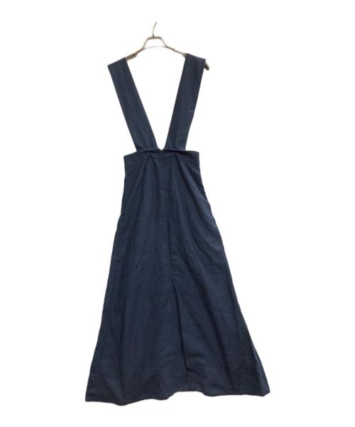 BLUEBIRD BOULEVARD（ブルーバードブルバード）BLUEBIRD BOULEVARD (ブルーバードブルバード) 2wayリネンサロペット ネイビー サイズ:Sの古着・服飾アイテム