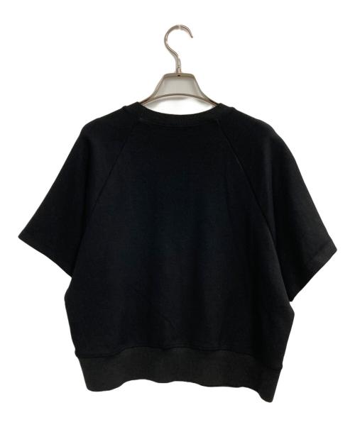 theory（セオリー）theory (セオリー) Double Knit LT N SS Seam Sweatsh ブラック サイズ:Sの古着・服飾アイテム