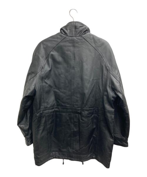 ST JOHN'S BAY（セントジョンズベイ）ST JOHN'S BAY (セントジョンズベイ) レザーコート ブラック サイズ:Mの古着・服飾アイテム