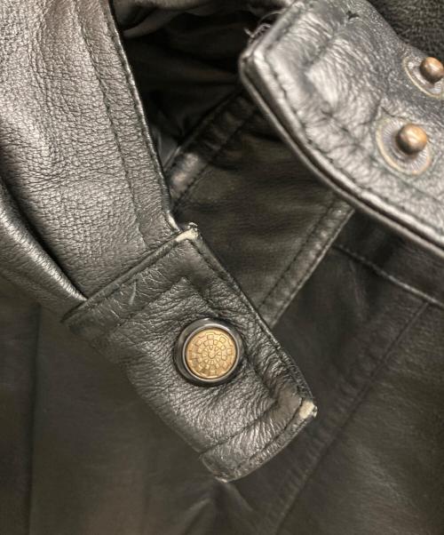 ST JOHN'S BAY（セントジョンズベイ）ST JOHN'S BAY (セントジョンズベイ) レザーコート ブラック サイズ:Mの古着・服飾アイテム