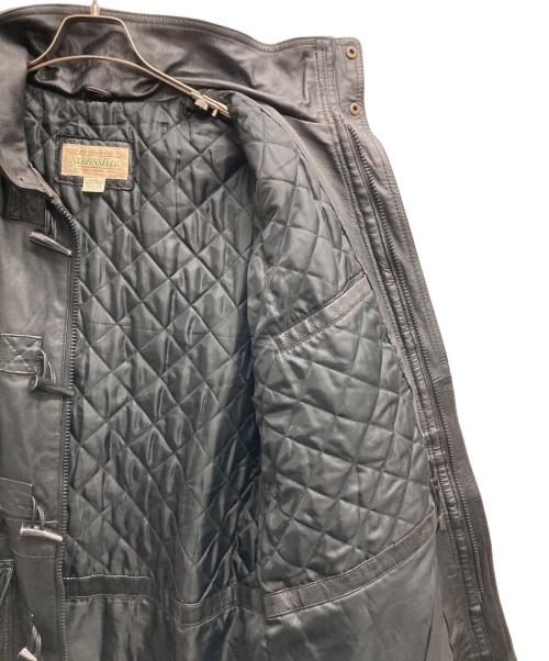 ST JOHN'S BAY（セントジョンズベイ）ST JOHN'S BAY (セントジョンズベイ) レザーコート ブラック サイズ:Mの古着・服飾アイテム