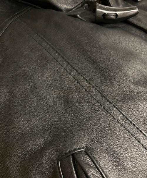 ST JOHN'S BAY（セントジョンズベイ）ST JOHN'S BAY (セントジョンズベイ) レザーコート ブラック サイズ:Mの古着・服飾アイテム