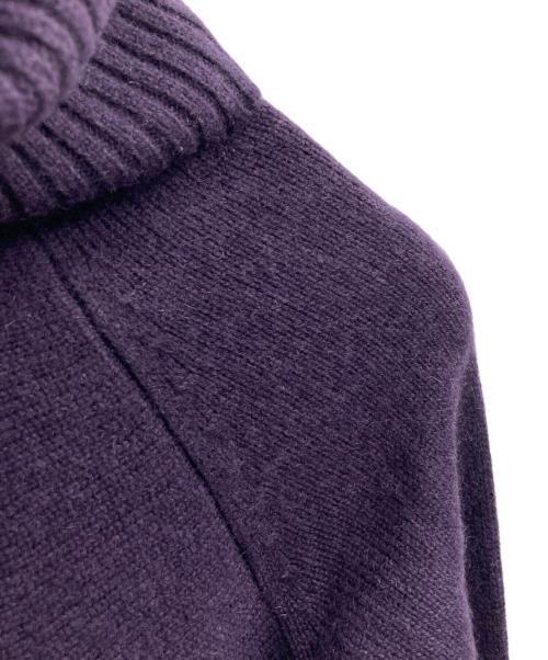 Max Mara Studio（マックスマーラ ストゥディオ）Max Mara Studio (マックスマーラ ストゥディオ) カシミヤハイネックニット パープル サイズ:Sの古着・服飾アイテム