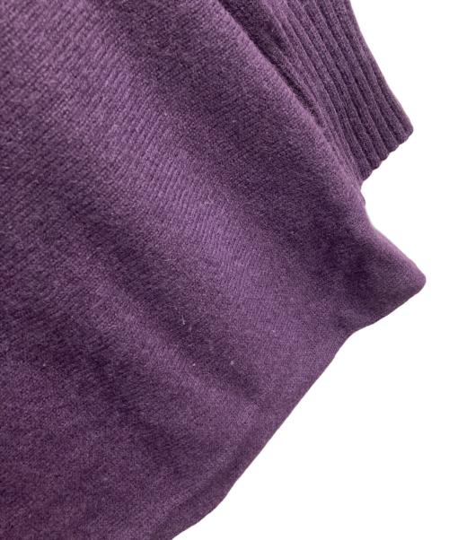 Max Mara Studio（マックスマーラ ストゥディオ）Max Mara Studio (マックスマーラ ストゥディオ) カシミヤハイネックニット パープル サイズ:Sの古着・服飾アイテム