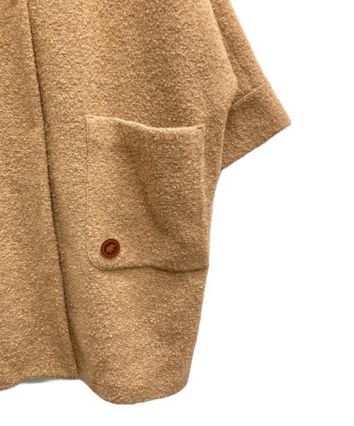 HUNTING WORLD（ハンティングワールド）HUNTING WORLD (ハンティングワールド) ボアコート ベージュ サイズ:Mの古着・服飾アイテム