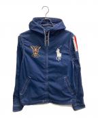 POLO RALPH LAURENポロ・ラルフローレン）の古着「ジップアップジャケット」｜ネイビー