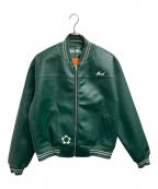 AASTUエーエーエスティーユー）の古着「スタジャン」｜グリーン
