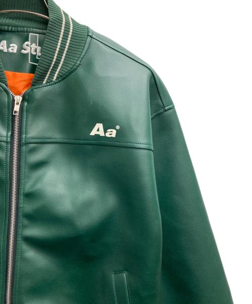 AASTU（エーエーエスティーユー）AASTU (エーエーエスティーユー) スタジャン グリーン サイズ:Lの古着・服飾アイテム