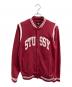 stussy（ステューシー）の古着「ベースボールジャケット」｜レッド