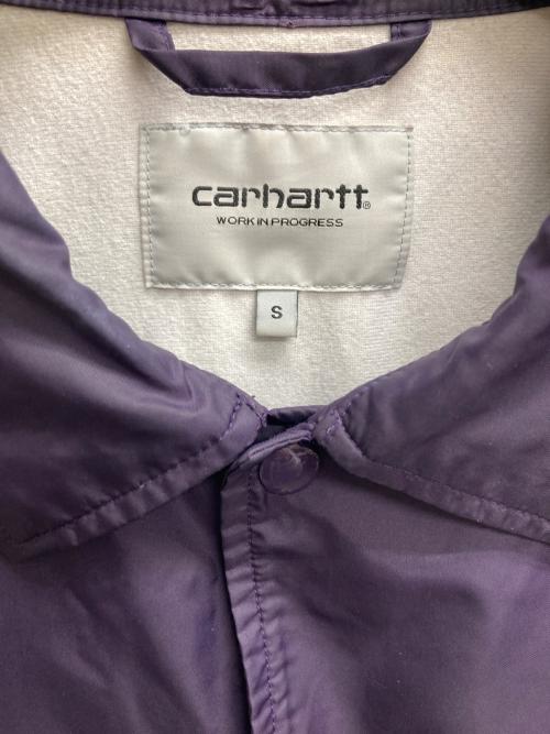 Carhartt WIP（カーハート ワーク イン プログレス）Carhartt WIP (カーハート ワークインプログレス) C WIP COACH JACKET パープル サイズ:Sの古着・服飾アイテム
