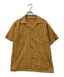 Trophy Clothing（トロフィークロージング）の古着「LONG BEACH CHECK SHIRT」｜ベージュ