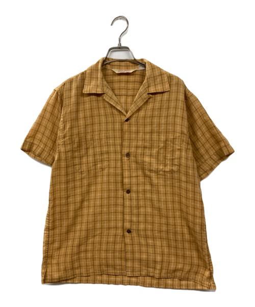 Trophy Clothing（トロフィークロージング）TROPHY CLOTHING (トロフィークロージング) LONG BEACH CHECK SHIRT ベージュ サイズ:14/Sの古着・服飾アイテム