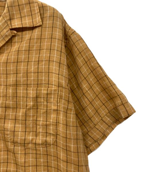 Trophy Clothing（トロフィークロージング）TROPHY CLOTHING (トロフィークロージング) LONG BEACH CHECK SHIRT ベージュ サイズ:14/Sの古着・服飾アイテム