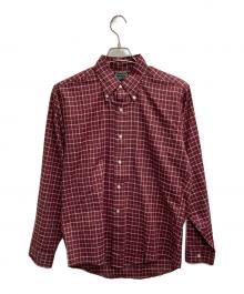 career club（キャリア クラブ）の古着「チェックシャツ」｜ブラウン