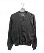 OLD JOE & Co.オールドジョー）の古着「BUTTON FRONT SILK NEP RIBED SHIRTS」｜ブラウン