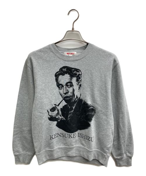 masu（エムエーエスユー）masu (エムエーエスユー) VAN (ヴァン) LEGEND SWEATSHIRT グレー サイズ:44の古着・服飾アイテム