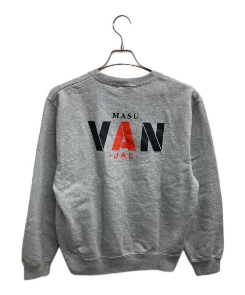 masu（エムエーエスユー）masu (エムエーエスユー) VAN (ヴァン) LEGEND SWEATSHIRT グレー サイズ:44の古着・服飾アイテム