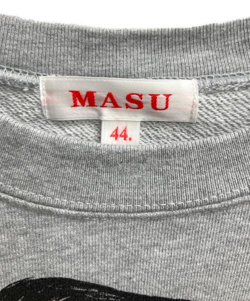 masu（エムエーエスユー）masu (エムエーエスユー) VAN (ヴァン) LEGEND SWEATSHIRT グレー サイズ:44の古着・服飾アイテム