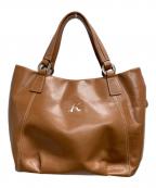 KITAMURAキタムラ）の古着「レザーハンドバッグ」｜ブラウン