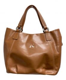 KITAMURA（キタムラ）の古着「レザーハンドバッグ」｜ブラウン