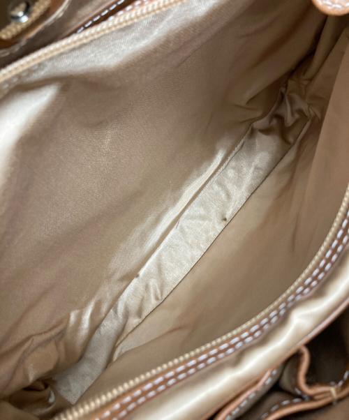 KITAMURA（キタムラ）KITAMURA (キタムラ) レザーハンドバッグ ブラウンの古着・服飾アイテム