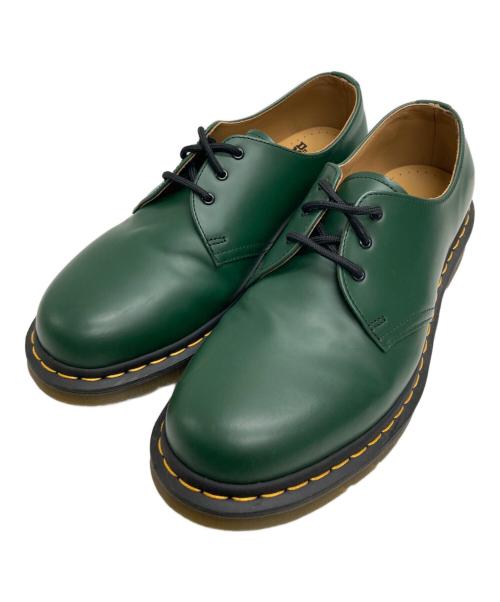 Dr.Martens（ドクターマーチン）Dr.Martens (ドクターマーチン) 3ホールシューズ グリーン サイズ:SIZE 43の古着・服飾アイテム